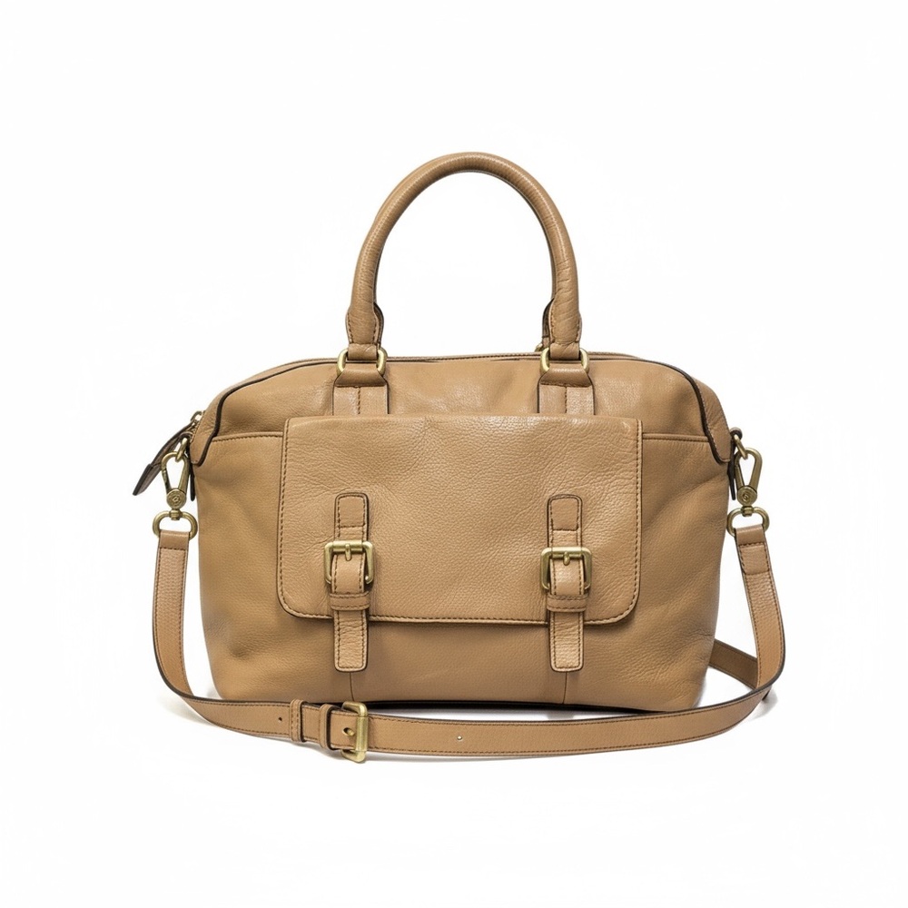 🤎 Boden Real Leather Satchel Bag‎ | Tan Camel Shoulder Crossbody Purse